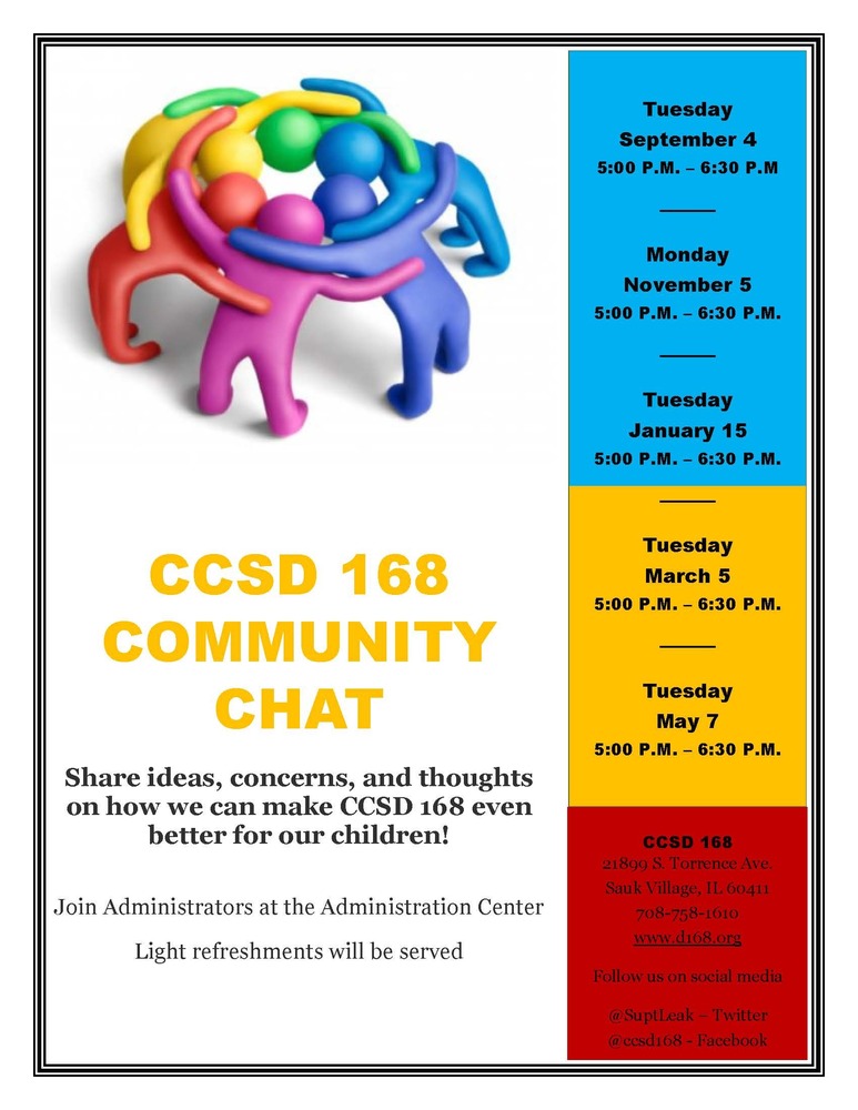 CCSD 168 Community Chat
