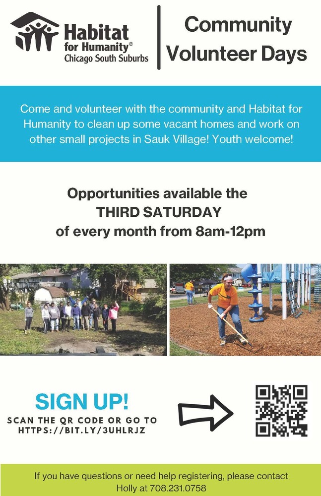 Habitat for Humanity -  Volunteer Days