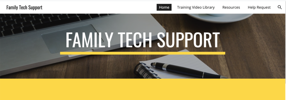 Family Tech Support Website