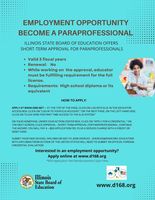 Employment Opportunity - Become a Paraprofessional
