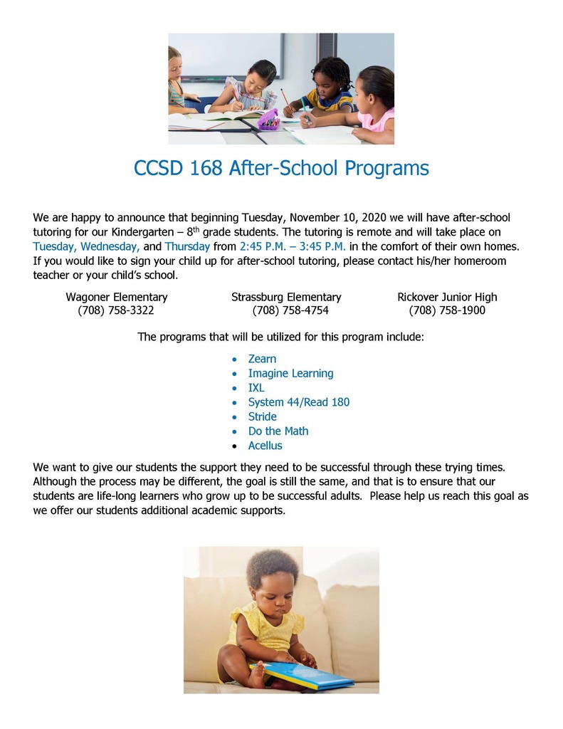 CCSD 168 After-School Programs