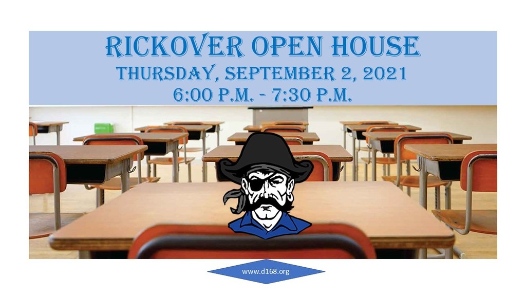 Rickover Jr. High School Open House, Thursday, September 2, 2021