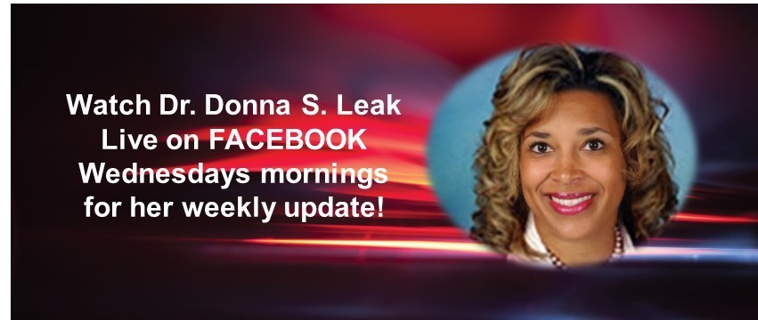 Watch Dr. Donna S. Leak on Facebook Live!