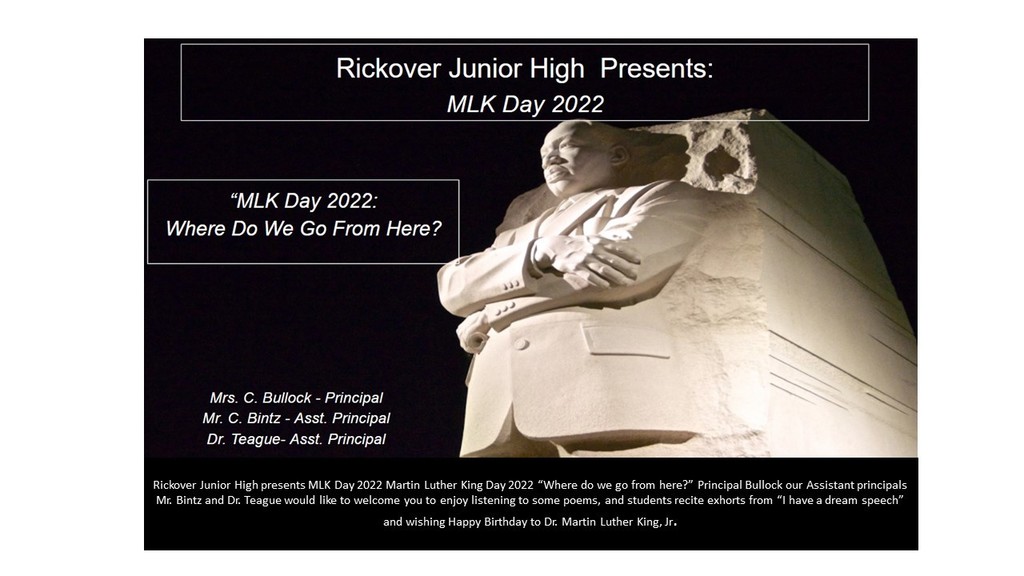 Rickover - MLK Day 2022