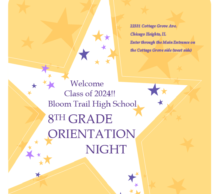 8th Grad Orientation Night at Bloom Trail High School
